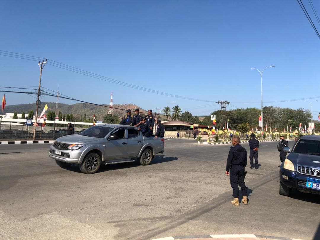安全部门封锁道路迎接教宗方济各到访