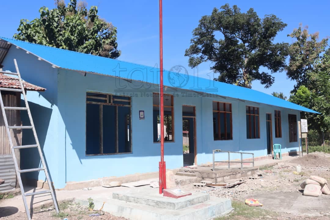 霍萨村公所重建进度达75%