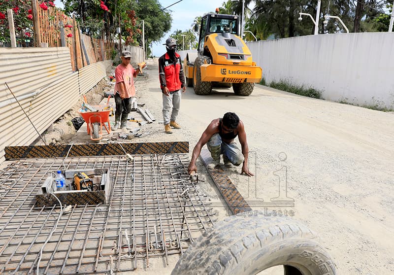 JL建设公司：帝力卢鲁马塔至班泰克拉帕路段施工中