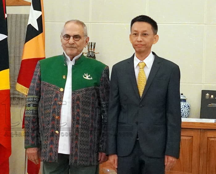 泰国新任大使向总统递交国书