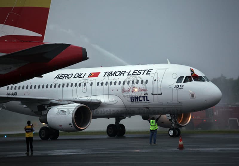 Aero Dili第二架空客A319飞机抵达帝力