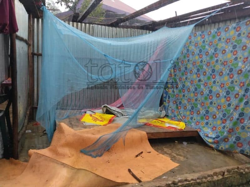 强风掀翻屋顶 博博纳罗一房屋被毁