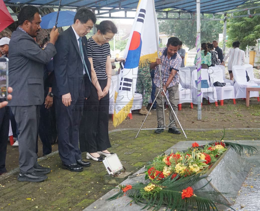 韩国与东帝汶共同纪念五名维和烈士
