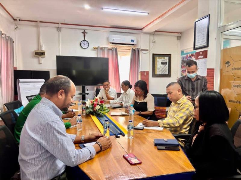 东帝汶国家通讯社与国家劳动力发展局探讨培训中心标准