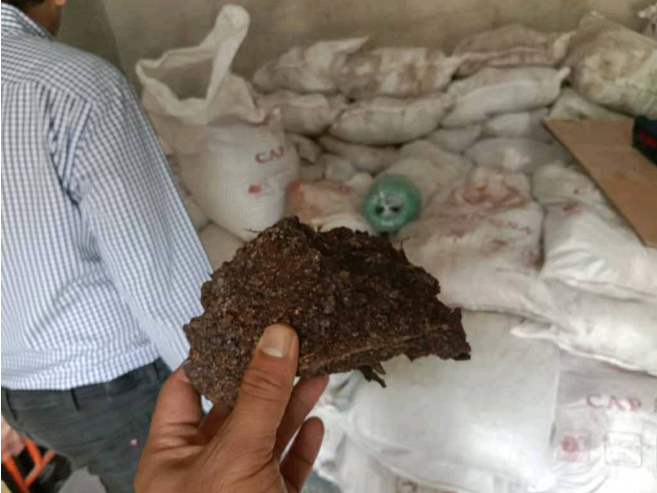 欧库西向印尼出口96吨Kutu Lak