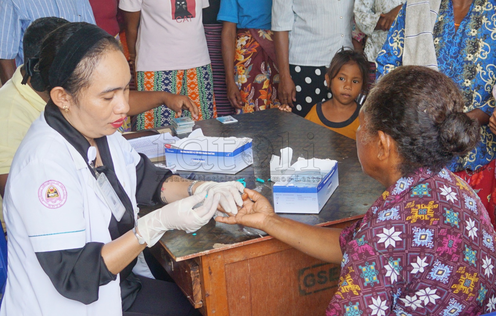 INCSIDA：利福村250人自愿进行HIV血液检测
