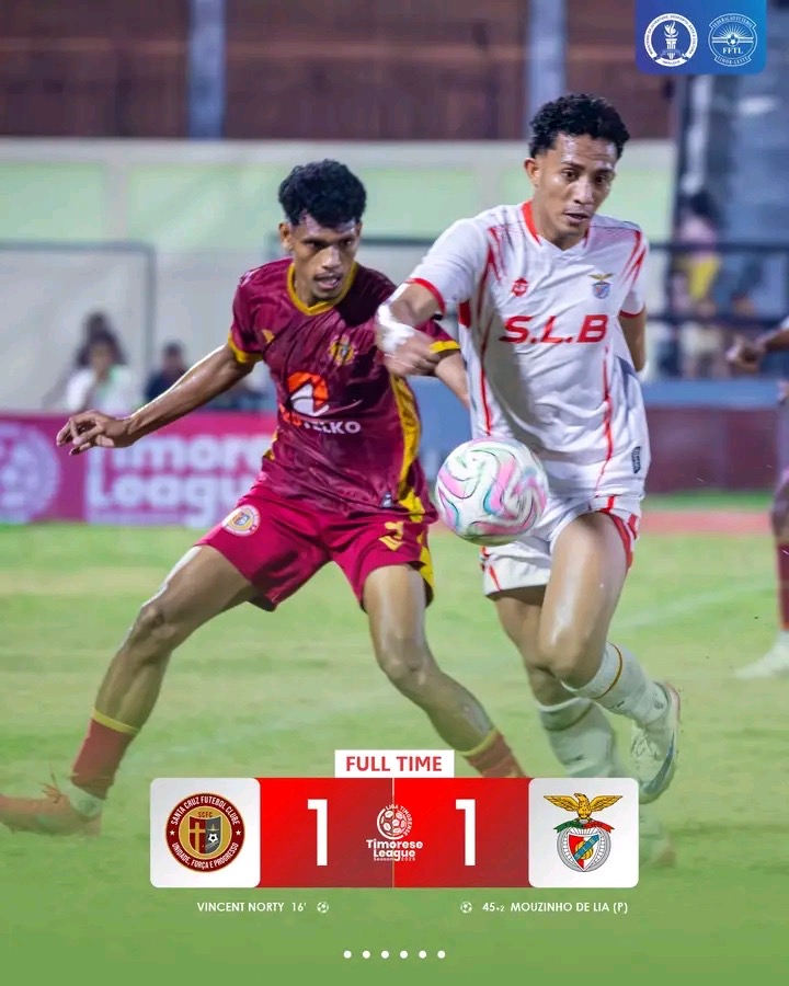 SLB 1-1战平圣克鲁斯，积7分领跑