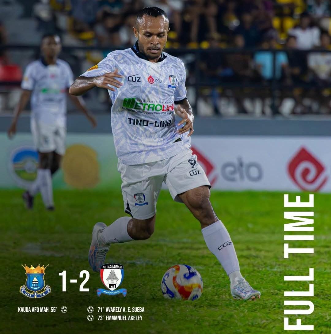 DIT FC 1-2负Nagardjo，遭遇两连败