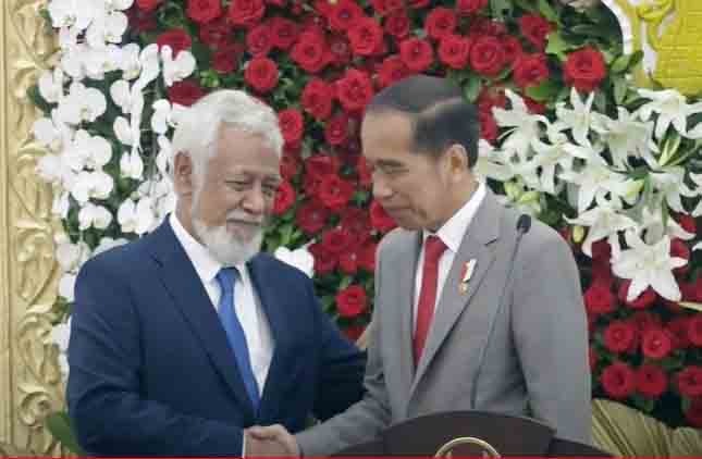 夏纳纳与佐科联合声明:包括陆地边界